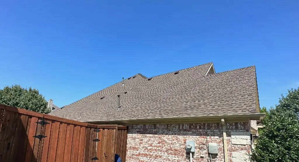 Completed roof replacement project in Lakeport